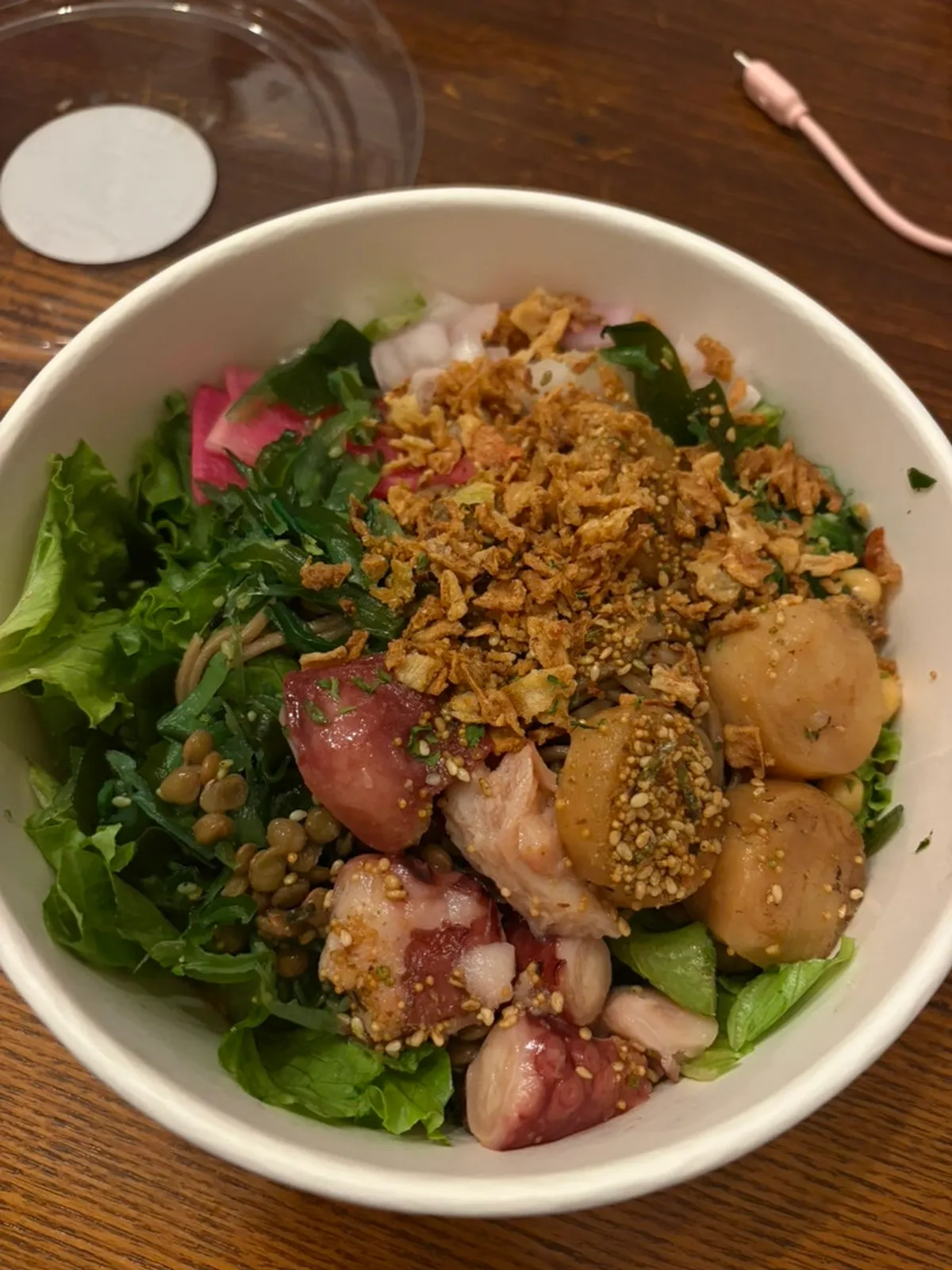 A bowl of custom poke from Ola Poke Gangnam
