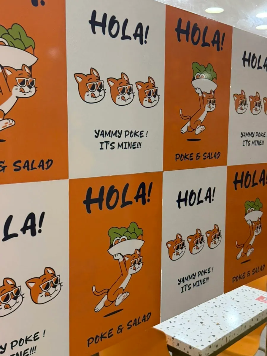 올라포케 강남점 매장 내부 전경