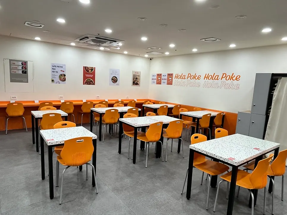 Seating for one to four people