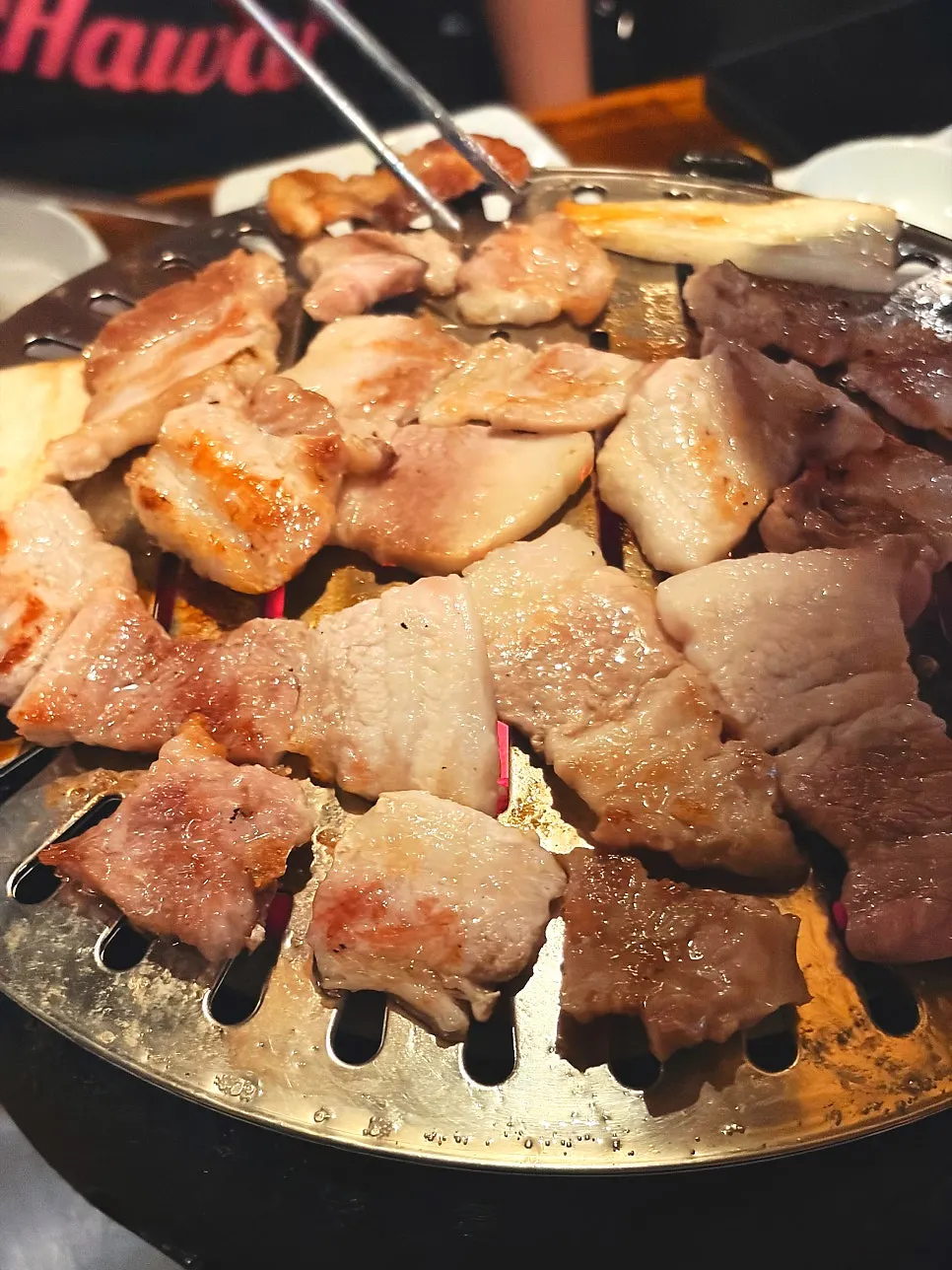 Order of Korean fresh pork belly