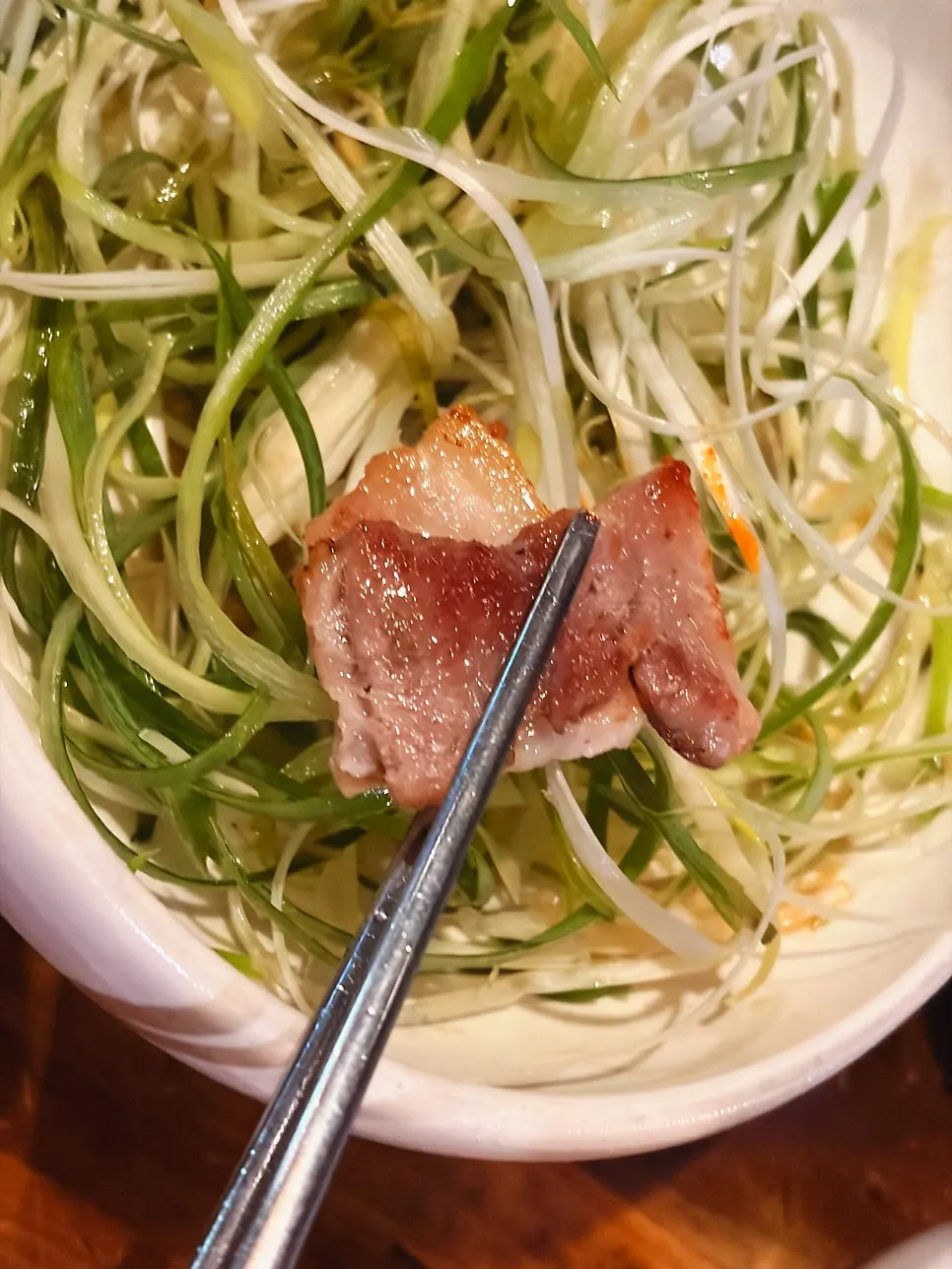 Pork belly with sauce