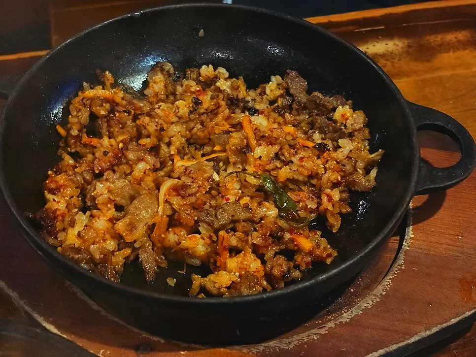Fried rice with meat