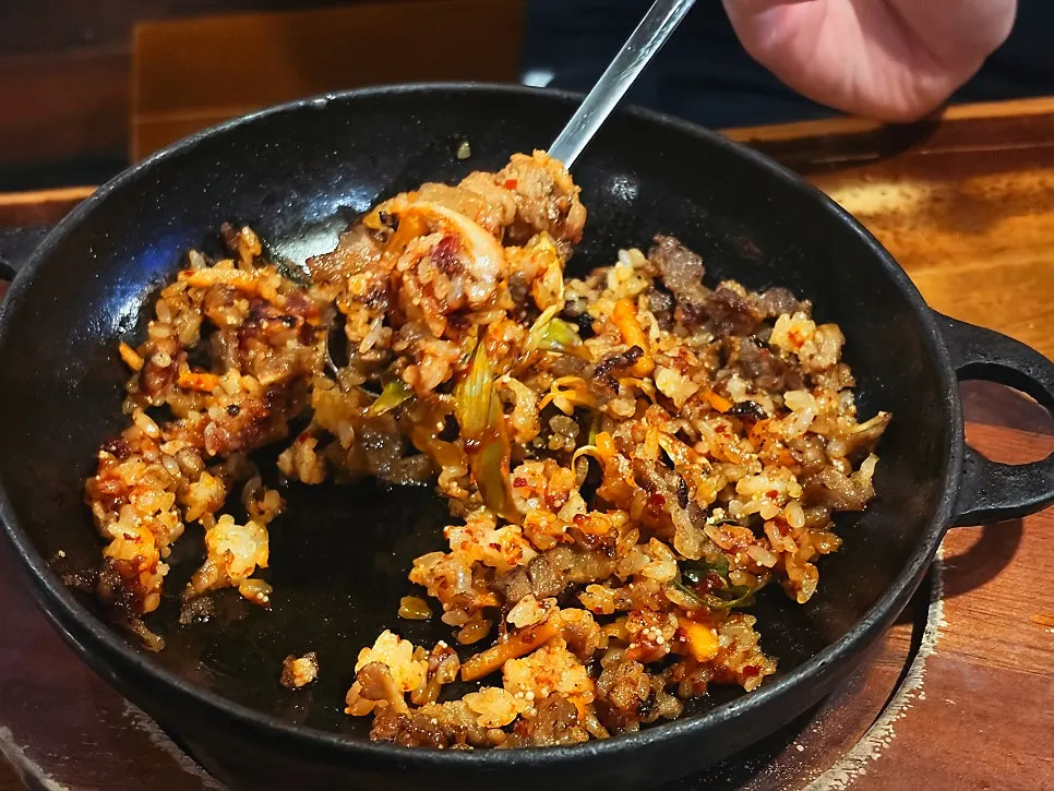 Fluffy fried rice with distinct grains