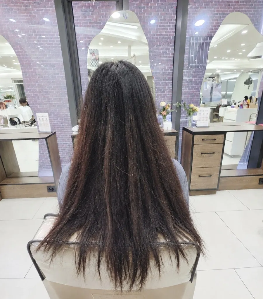 Damaged-hair Re-born Straightening at Park Jun Beauty Lab Gangnam Branch