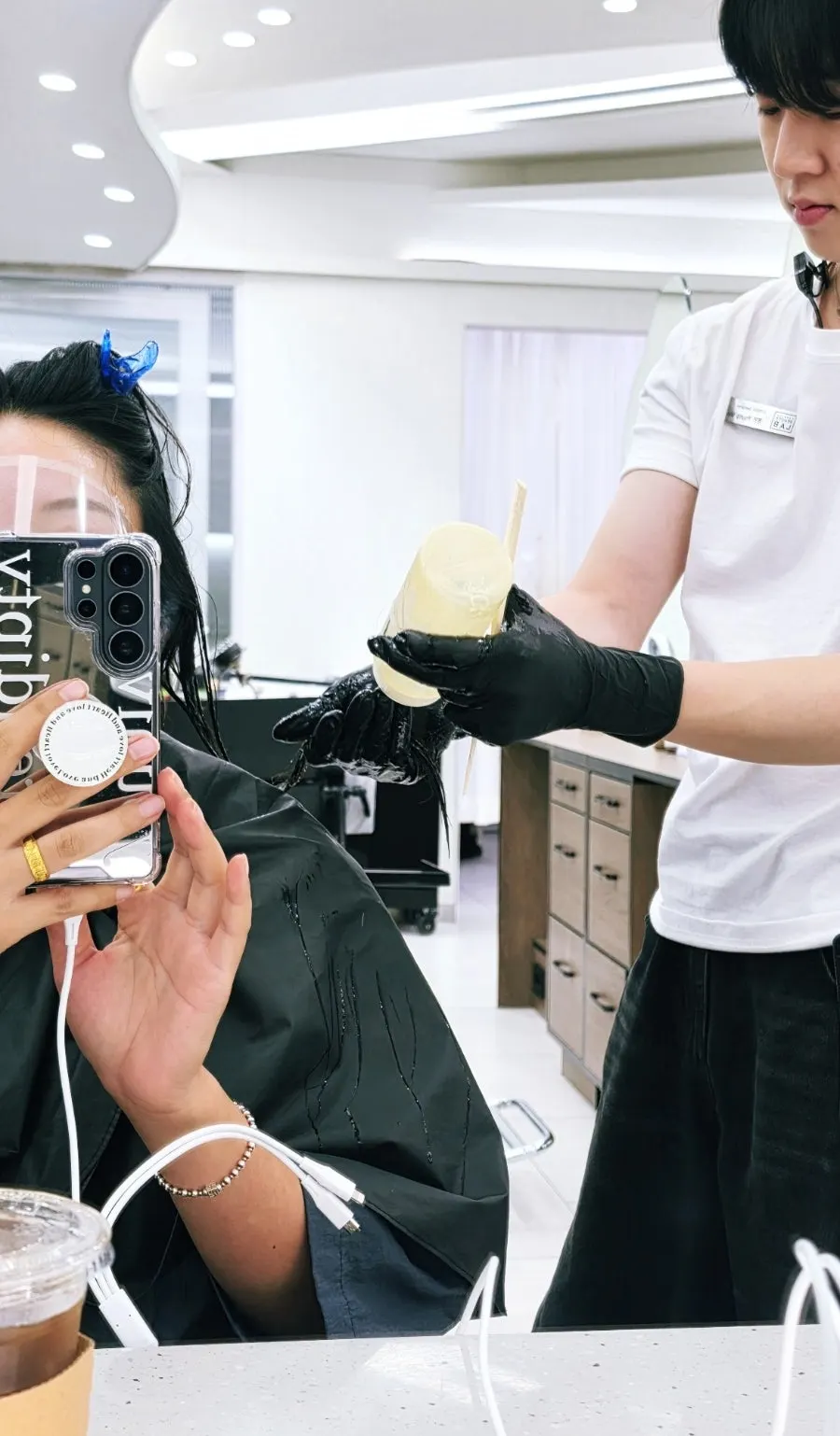 Damaged-hair Re-born Straightening at Park Jun Beauty Lab Gangnam Branch