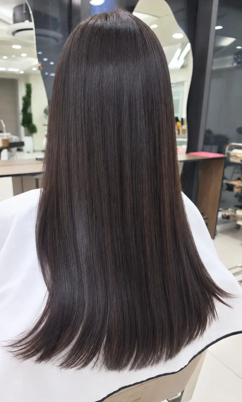 Damaged-hair Re-born Straightening at Park Jun Beauty Lab Gangnam Branch