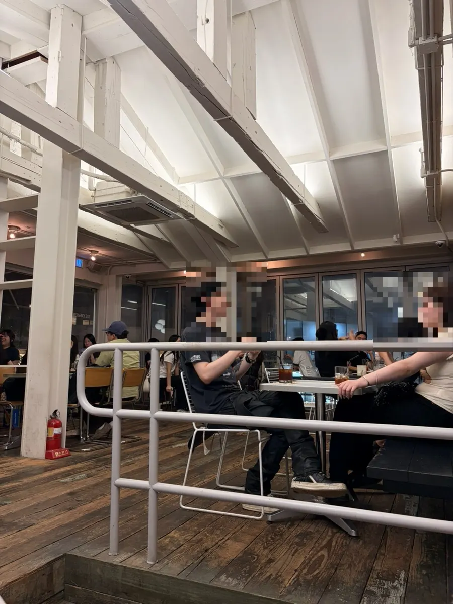 Vintage-style space inside Upper and Under café