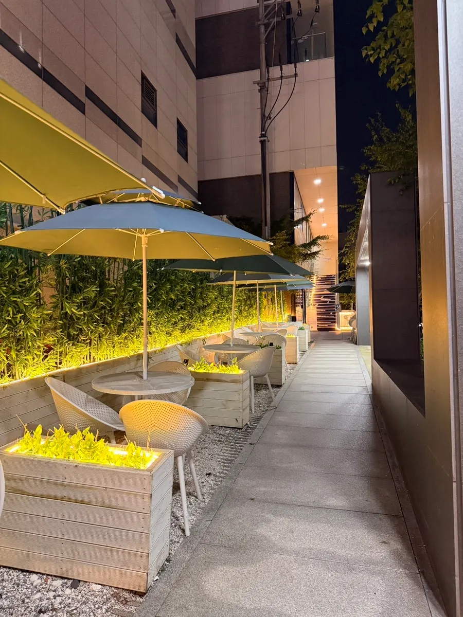 Selected Nicks outdoor terrace