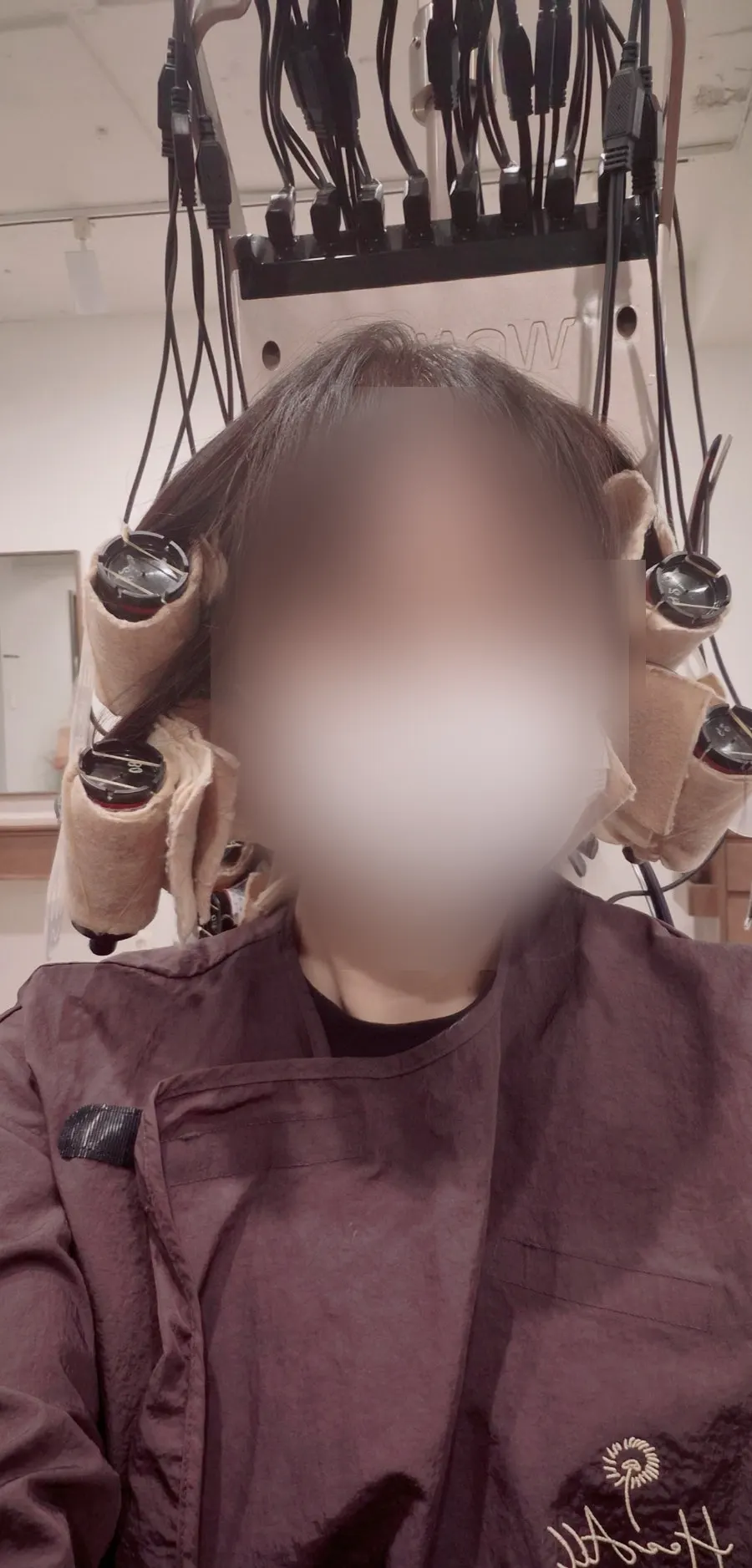 Layered haircut process