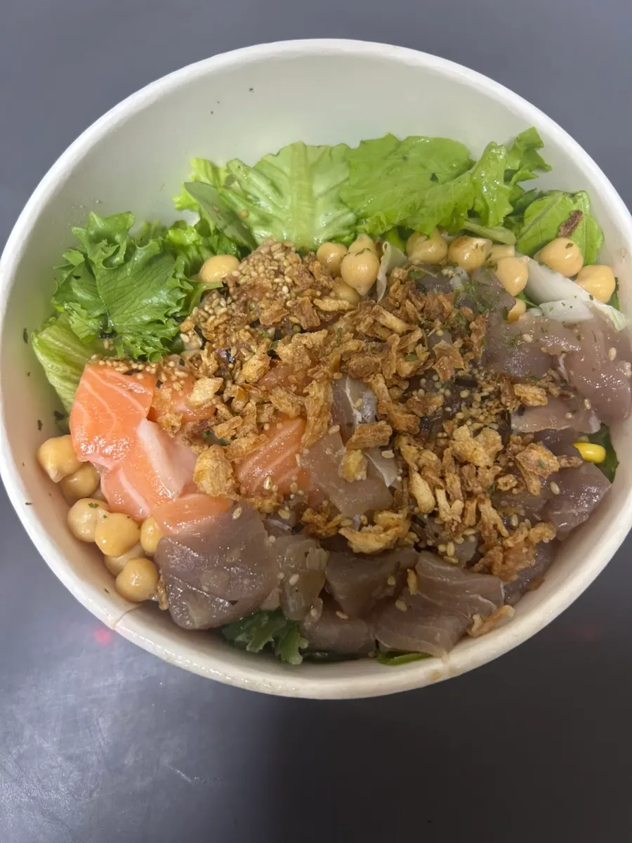 ภาพสรุปโปเก้แซลมอนของ Ola Poke