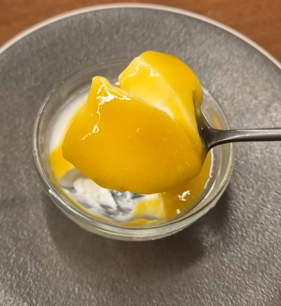 Dessert served after the meal
