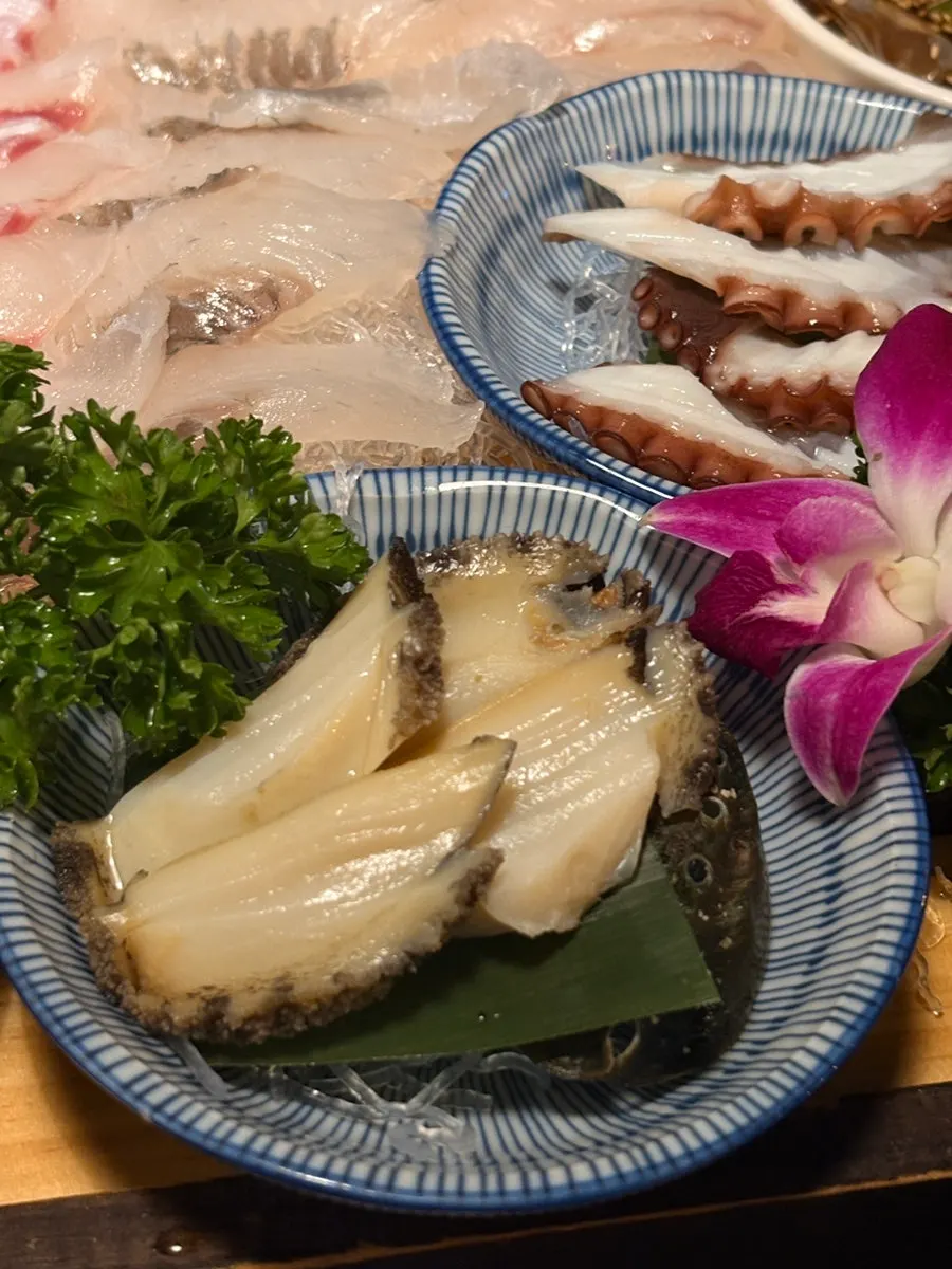 Generous assorted sashimi for two