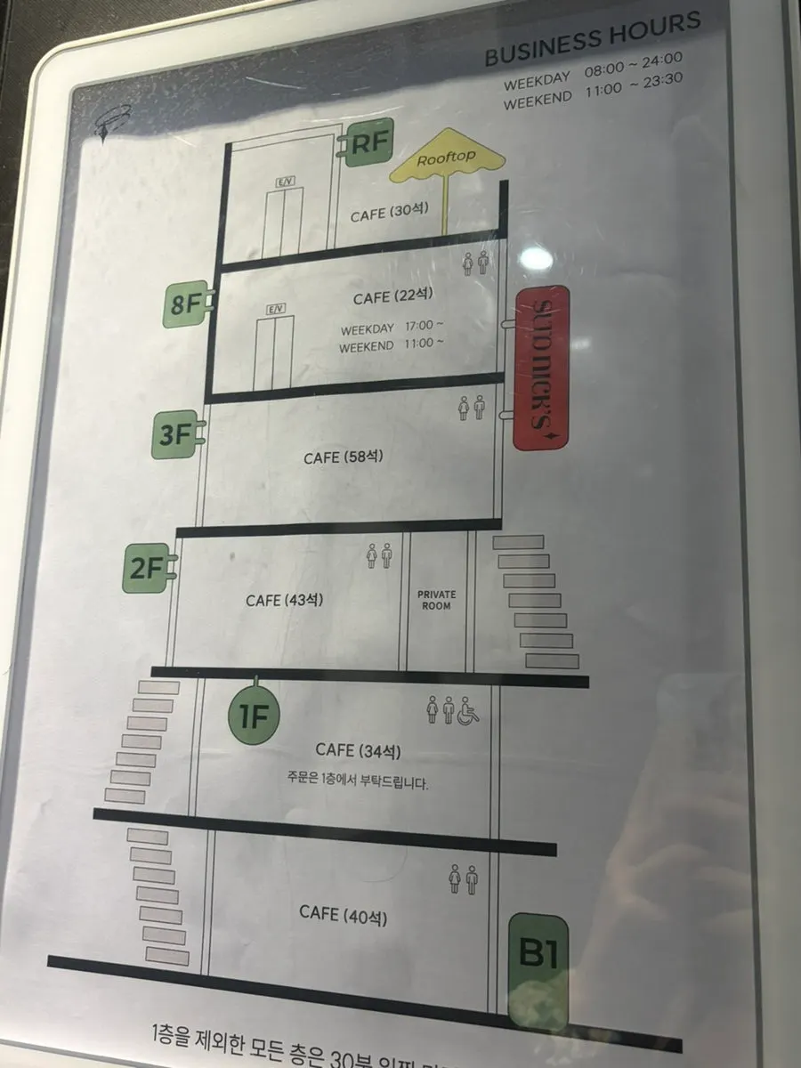 Signage for tiramisu and drink set discounts