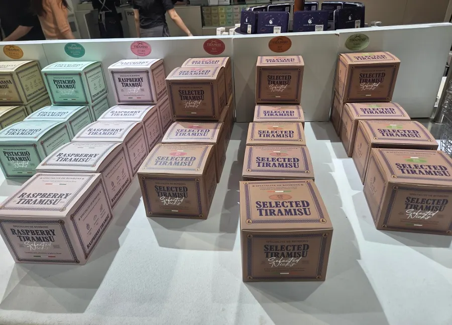 Selected Nicks tiramisu flavor and price list