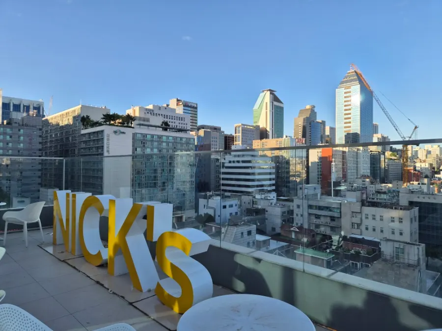 셀렉티드닉스 루프탑에서 본 강남 뷰