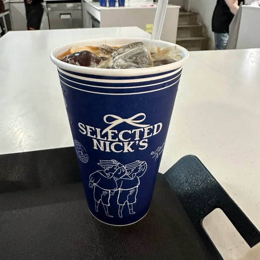 Both tiramisu flavors paired with an americano