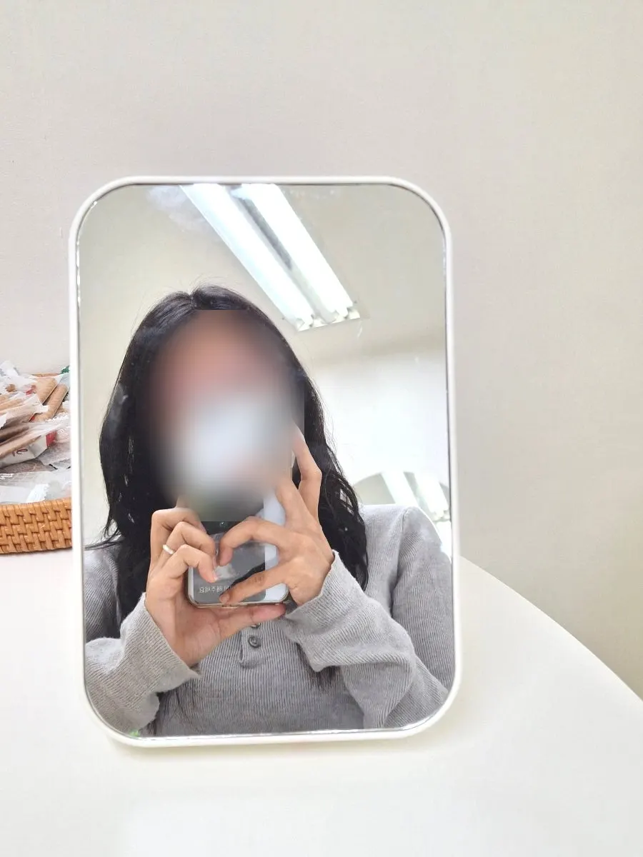 눈썹문신 전 통증방지제 도포 준비