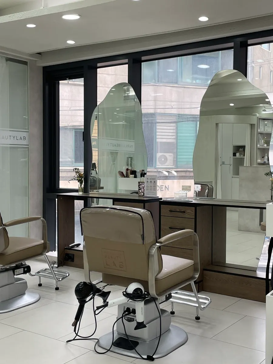 Interior decor of the shampoo room