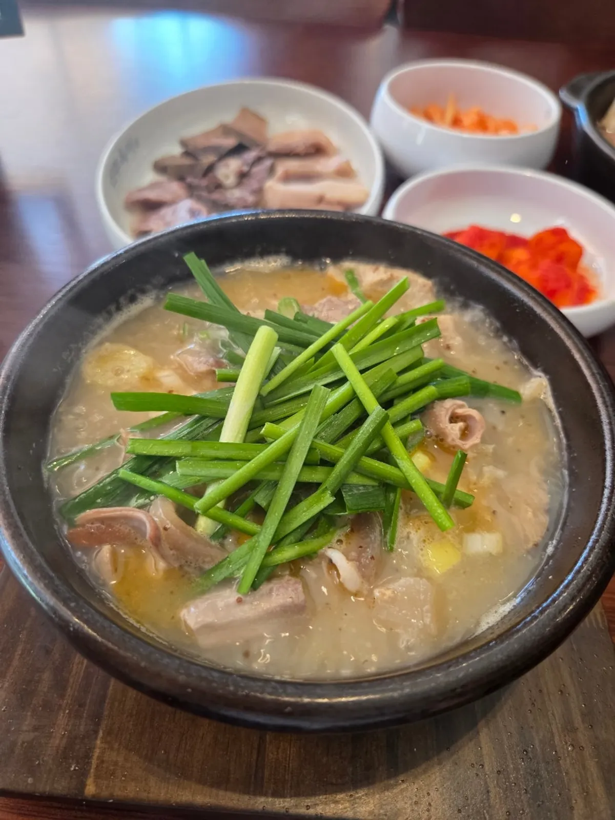 A bowl of rich Myeongin sundaeguk