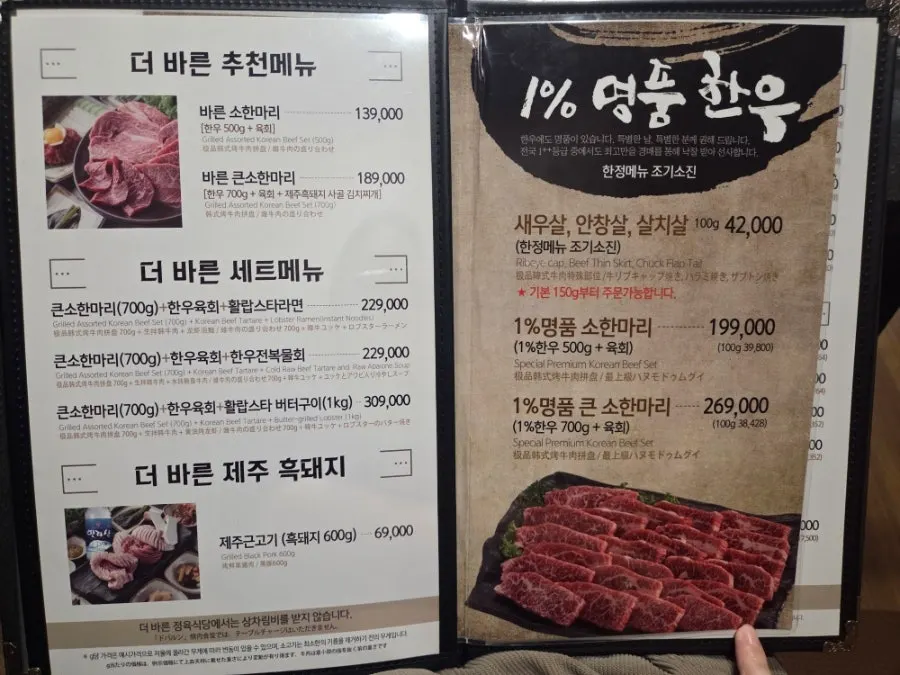 A plate of Jeju black pork geungogi