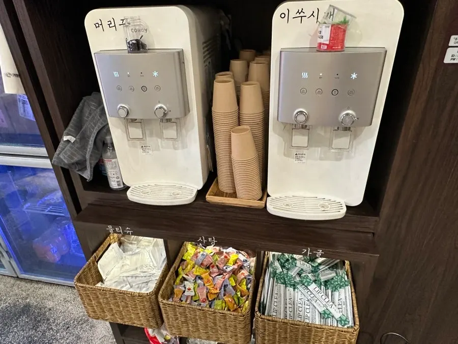 Lighting and NFC wireless ordering tag at each seat