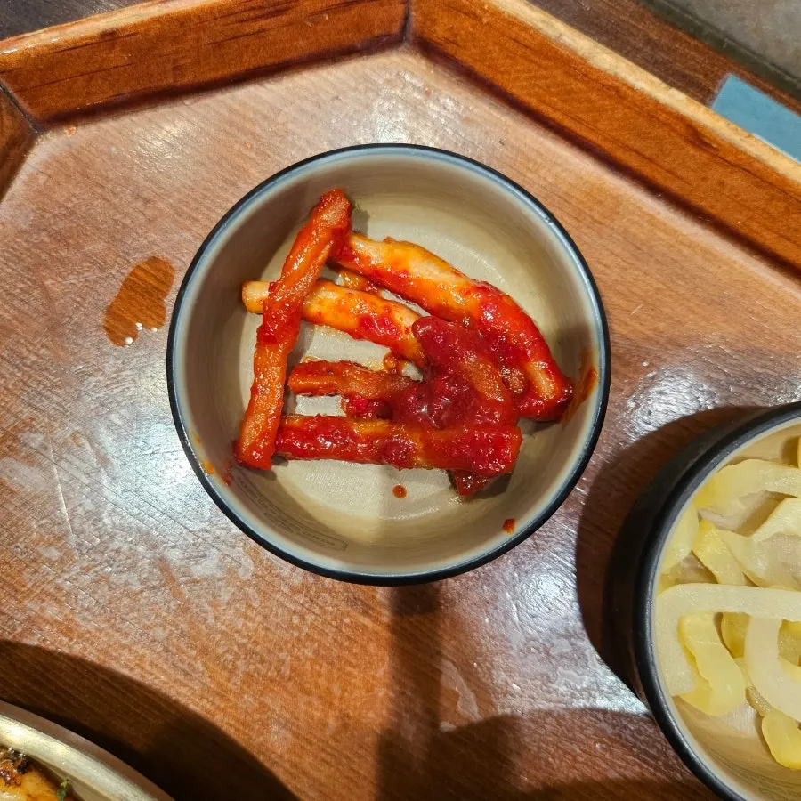 Side dish of kimchi