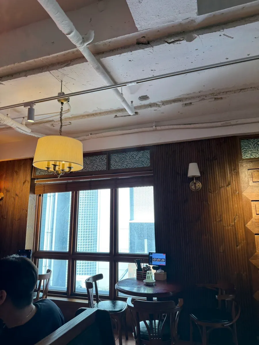 Exotic-feeling interior view of the restaurant