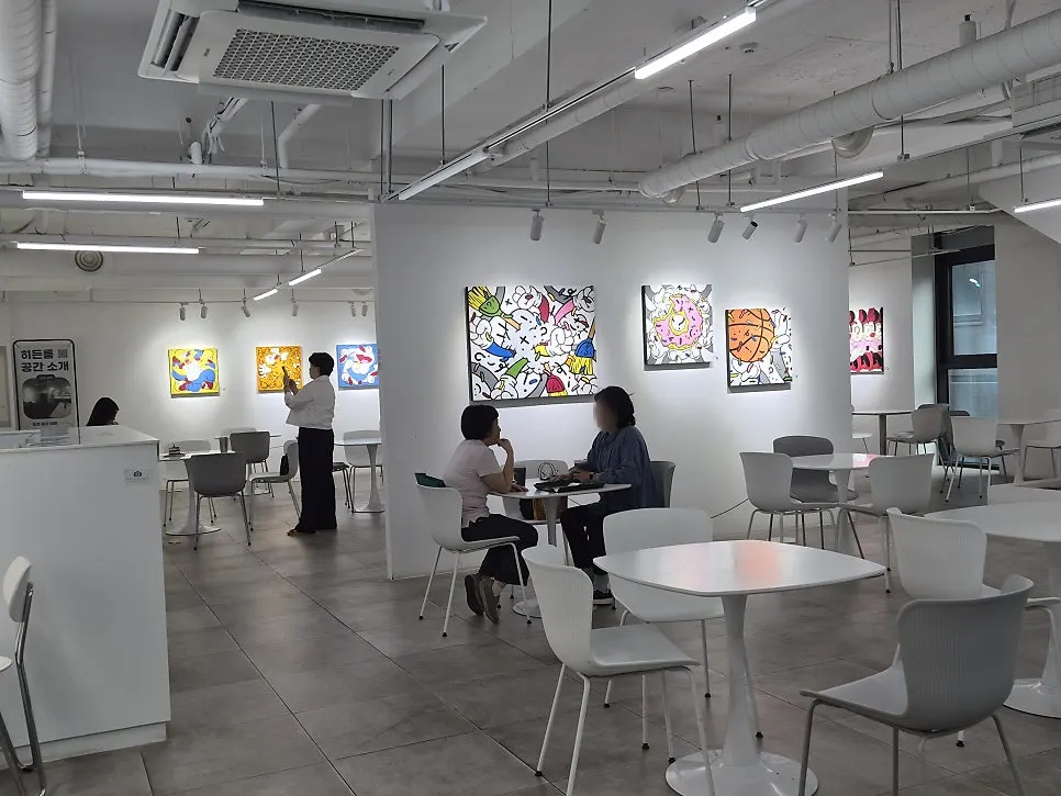 The white-toned 2nd floor space at Selected Nicks
