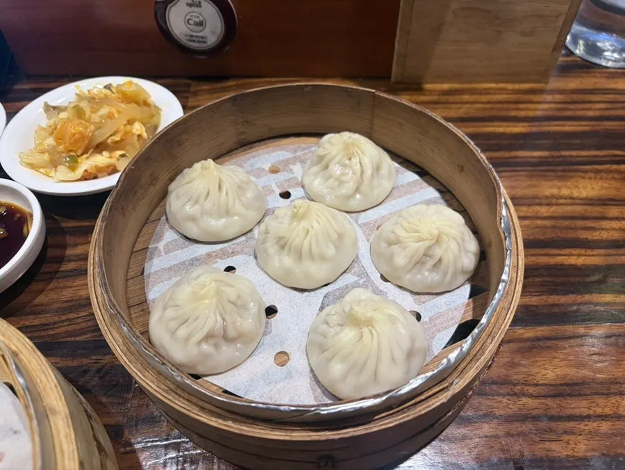 Steaming dim sum