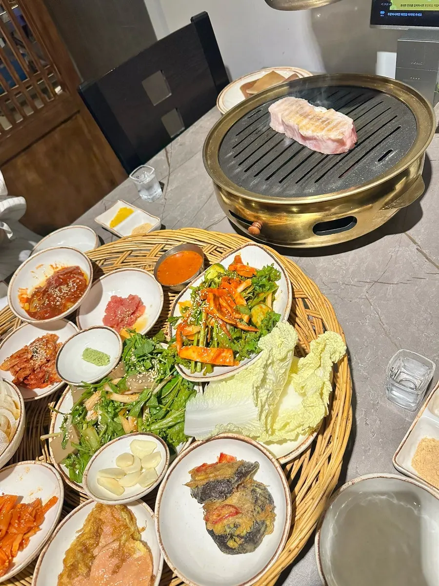 오돌갈비 조리 모습
