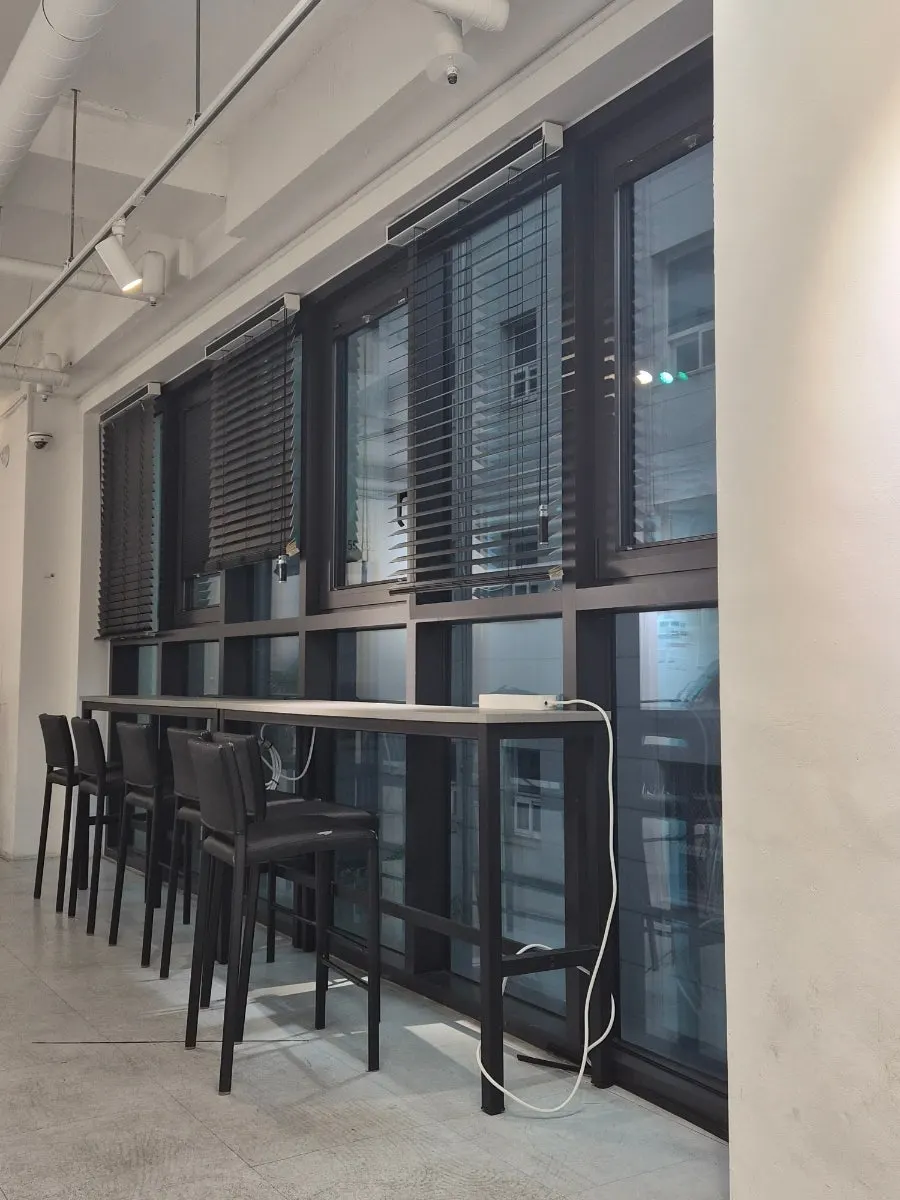 Indoor seating at Selected Nicks divided across floors