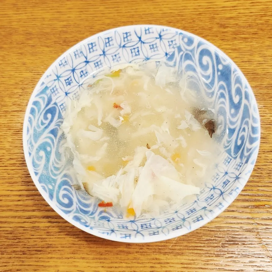 궁보계정덮밥과 함께 나온 계란스프