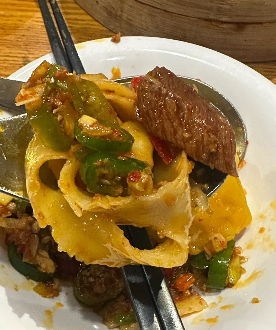 신복면관 유발도삭면 메뉴