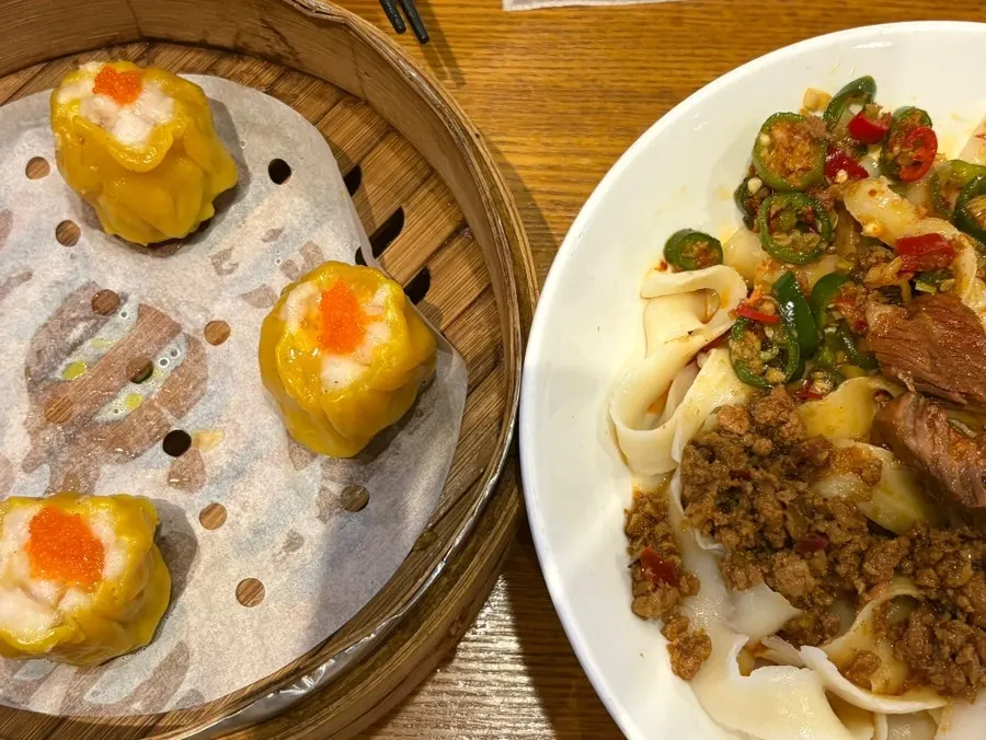 신복면관 저녁 식사 메뉴 구성