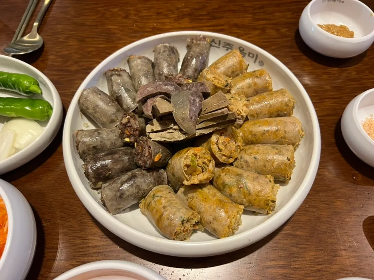 Signature photo of Sinju Okmi sundae-guk near Gangnam Station