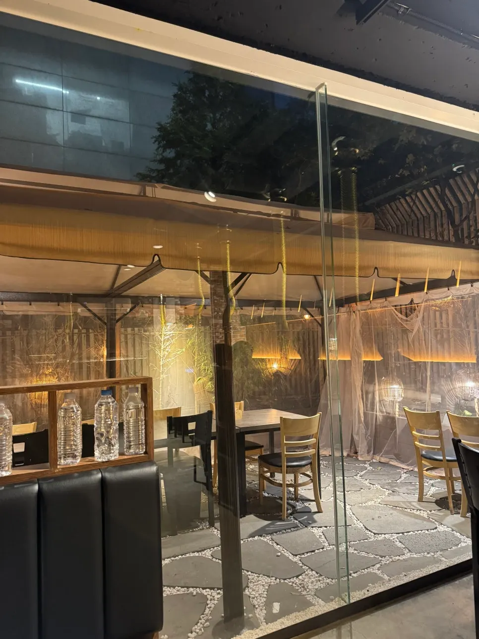 Full view of the Gangnam Station BBQ restaurant entrance