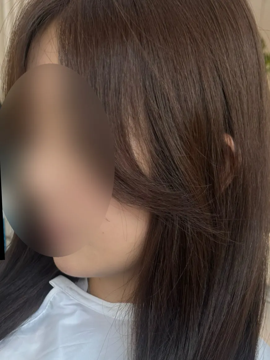 피부톤에 맞춘 톤다운 헤어컬러