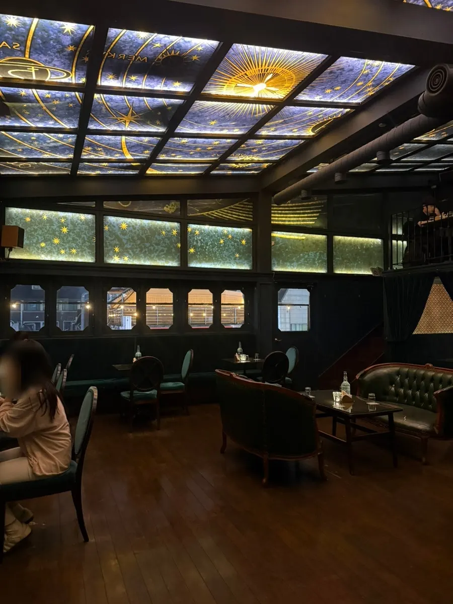 Low-lit interior of Ugly