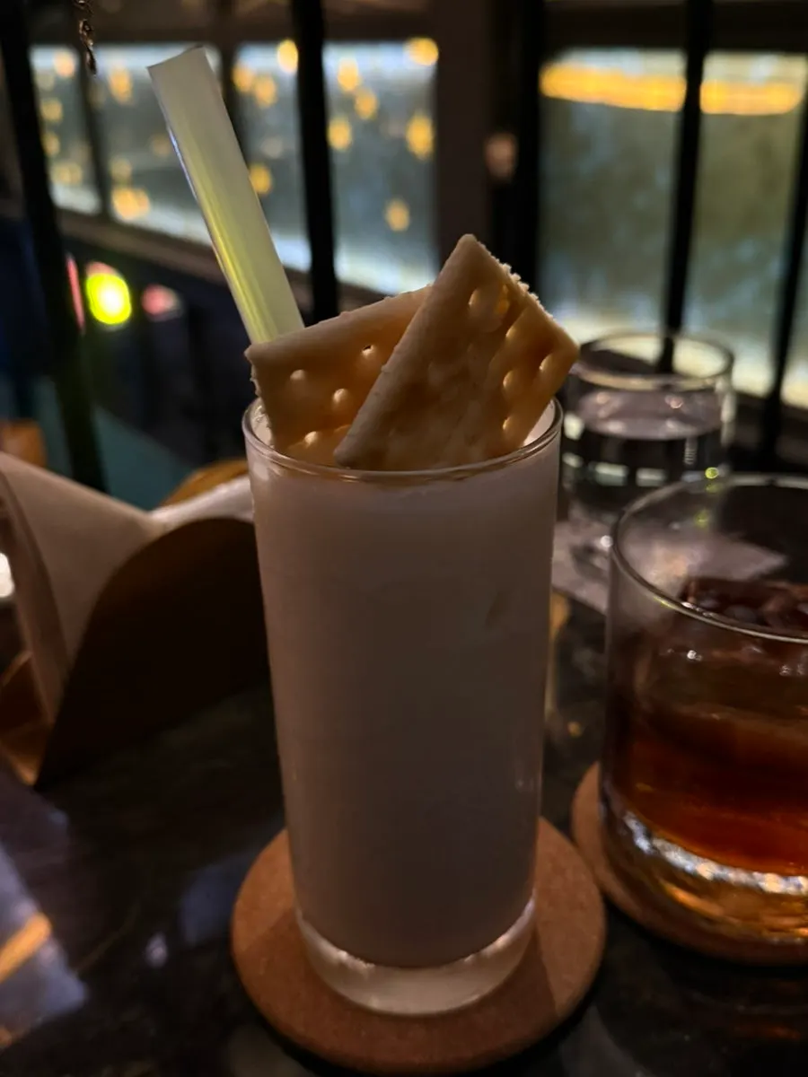 Close-up of the coconut-scented Piña Colada