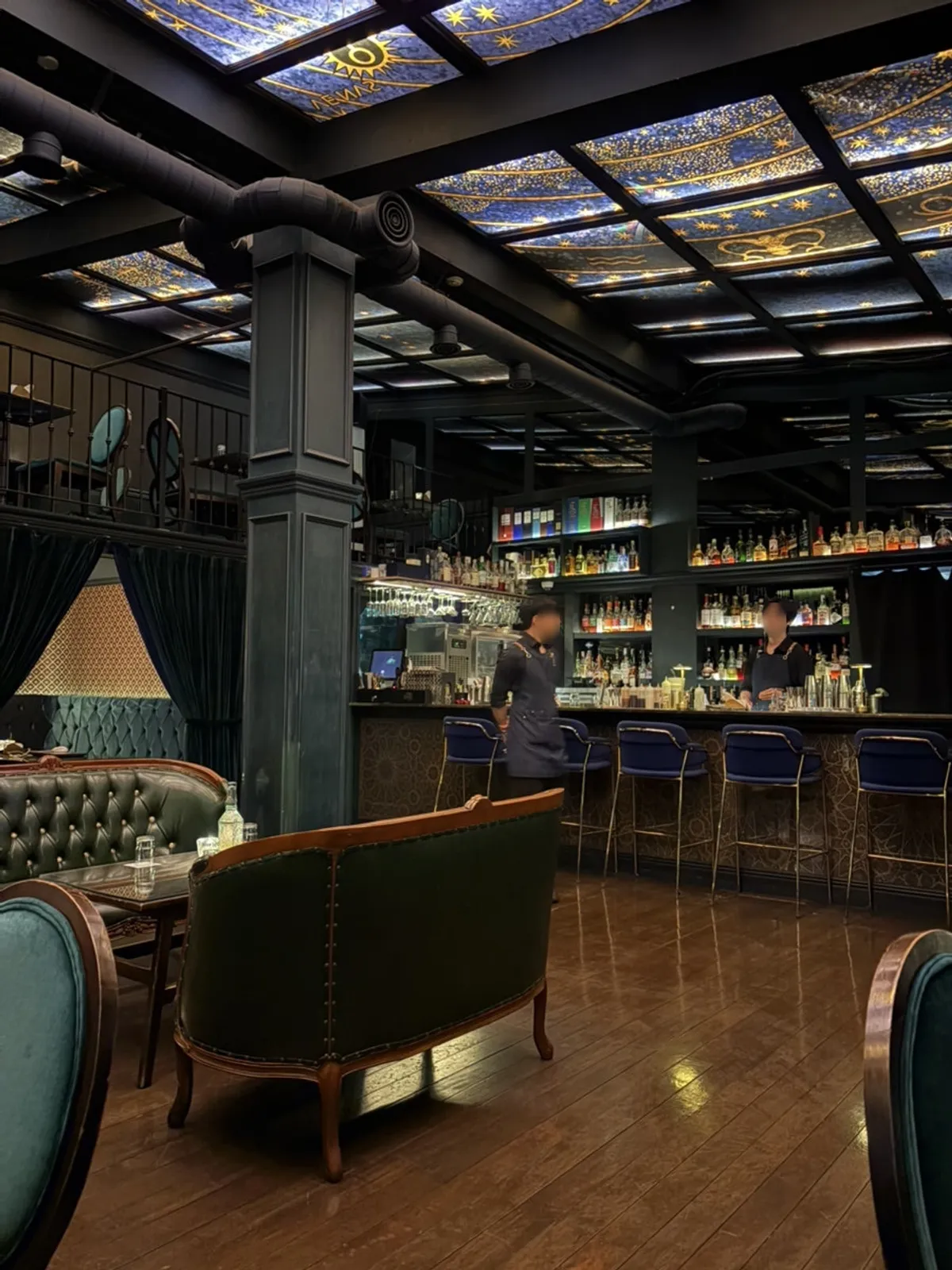 Overview of Ugly's interior bar counter
