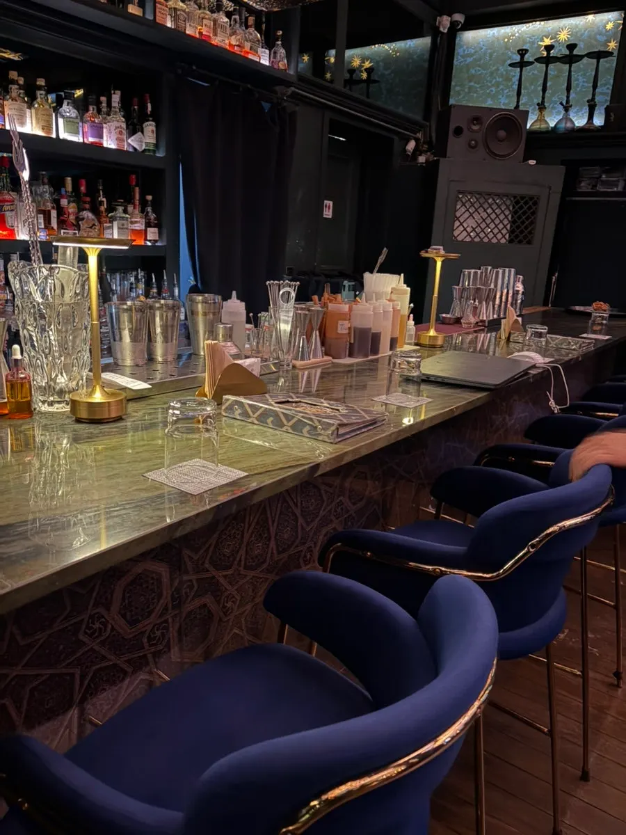 Bar table seating at Ugly