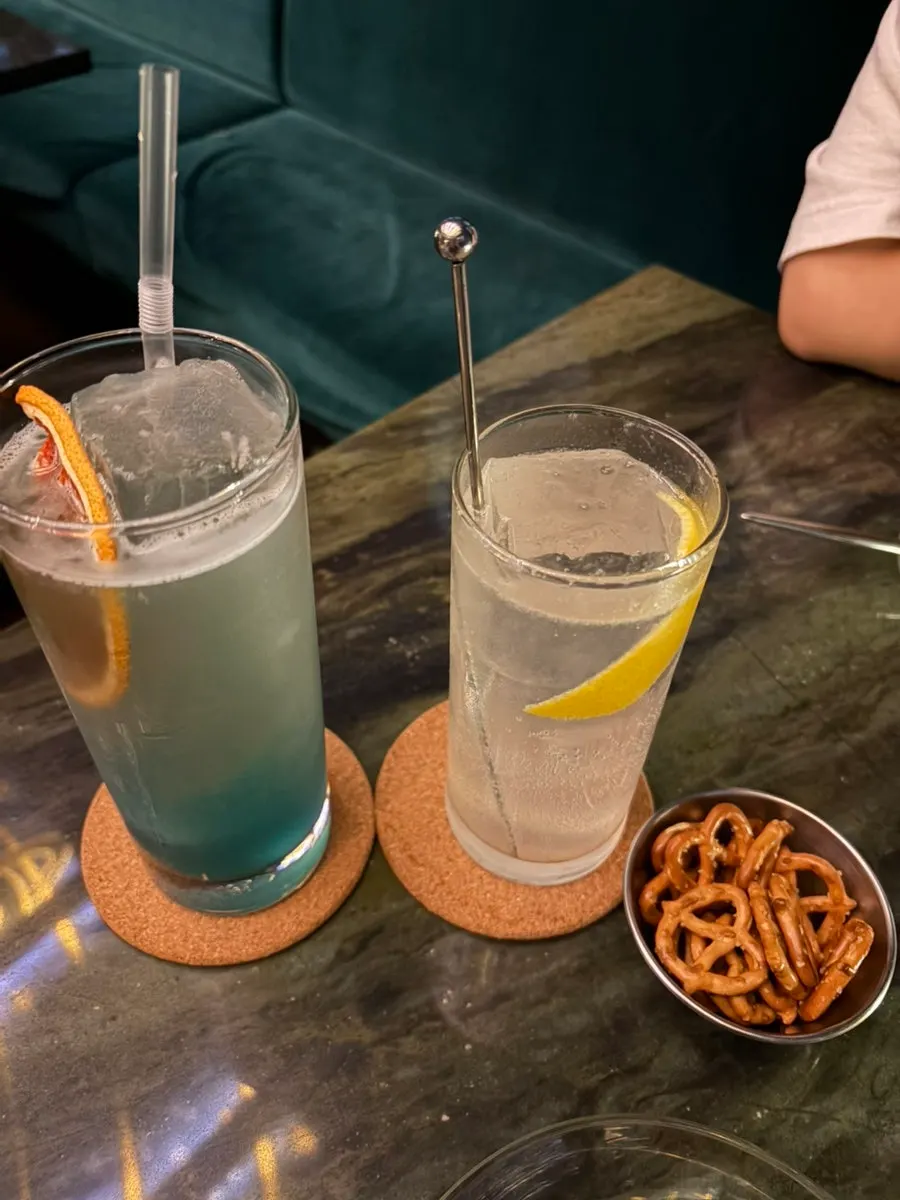Plate of pretzels on the table