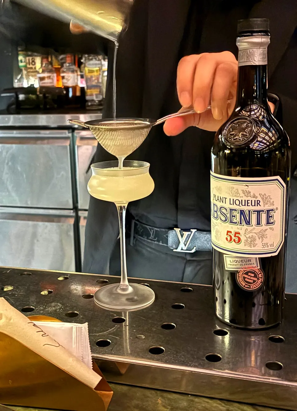 Mai Tai cocktail presentation
