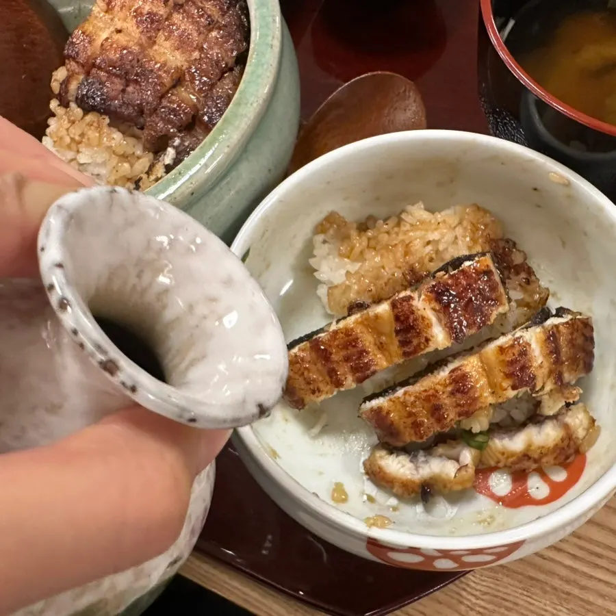 Hitsumabushi with tender eel