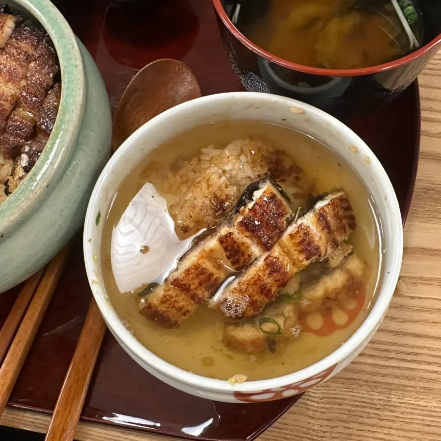 Hitsumabushi eel and rice