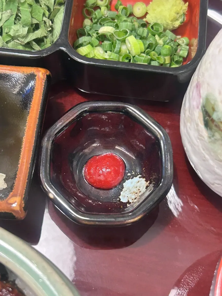 Eel rice bowl set