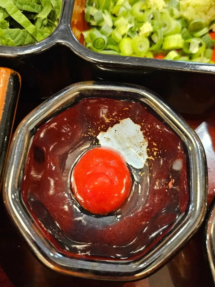 매실 소스와 궁체 장아찌