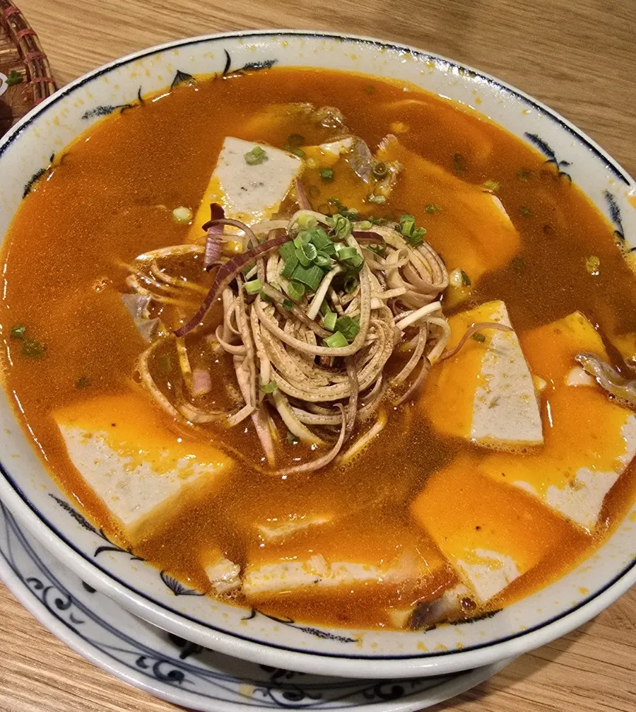 Bún chả served with nước mắm sauce