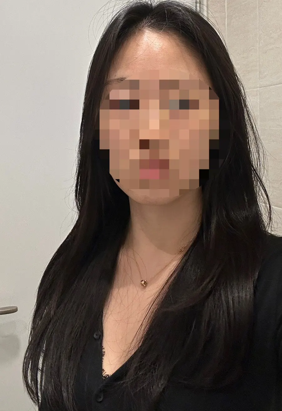 Calmer hair after the volume magic straightening