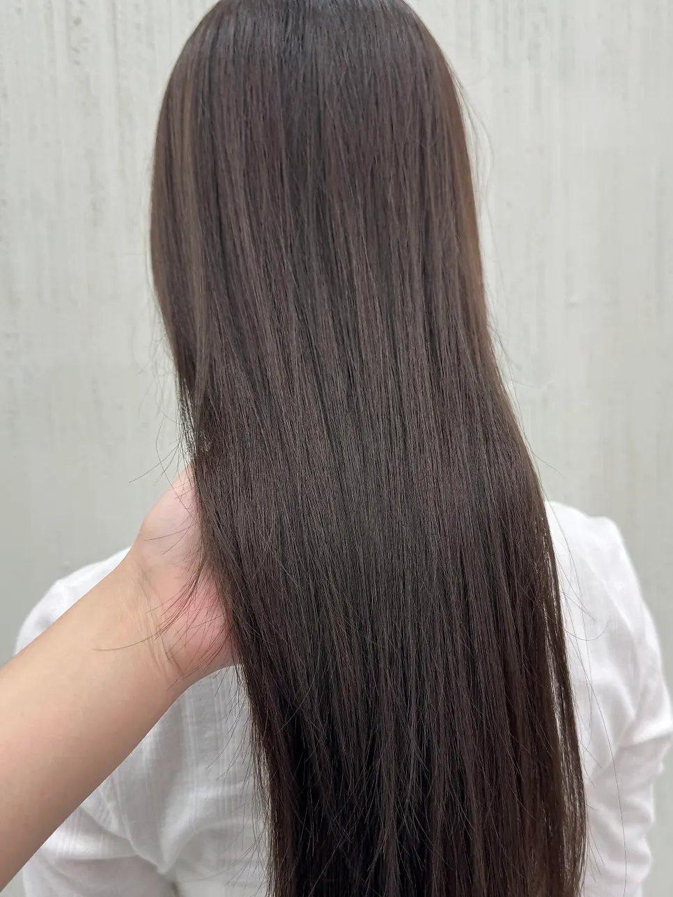 Ash brown color treatment